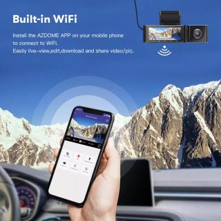 WIFI Dash Camera with Reverse Camera and GPS (New Model)