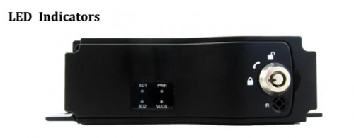 4CH HDD and SD Card Mobile DVR (GPS, GSensor, 4G )