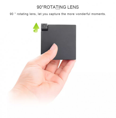Mini WIFI Cube Camera with Rotatable Lens