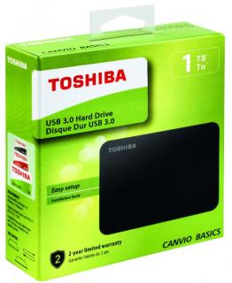 Toshiba 2.5-inch 1TB USB 3.0 Canvio Hard Drive