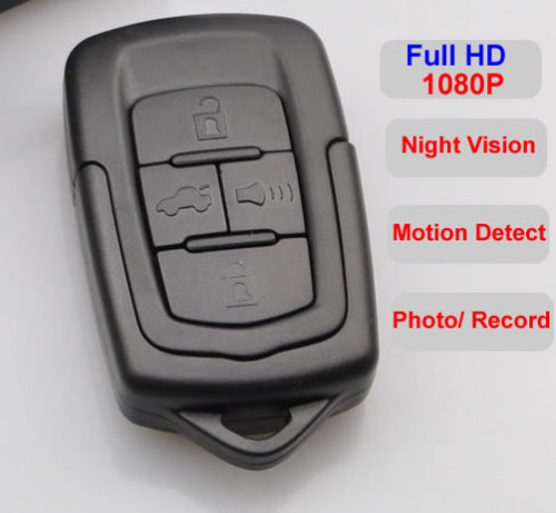 IR Night Vision Motion Detection 8GB Full HD 1080P Remote Control Car Key Camera/DVR -