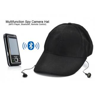 Hat Camera with MP3 and Bluetooth - Multifunction (Support 8GB)