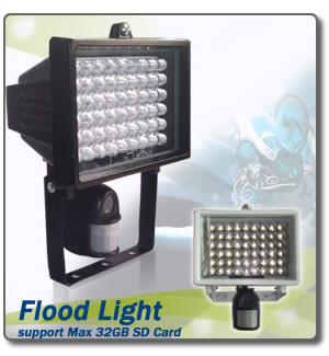 Flood Light Spy Camera
