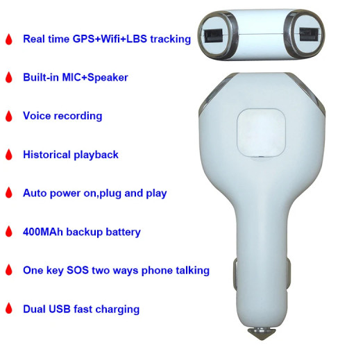 2G Covert GPS Tracker (Car Adapter / Cigarette Lighter Adaptor)