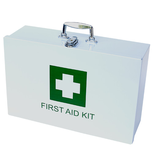 Government Regulation 7 First Aid Kit in Metal Wall Mountable Case