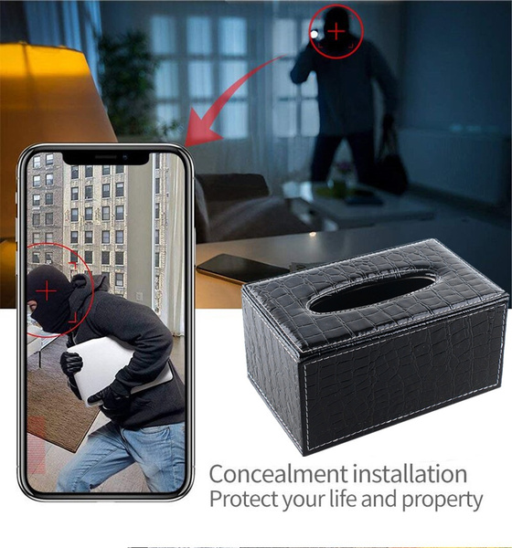 Tissue Box WIFI Hidden Camera SpyTek Surveillance