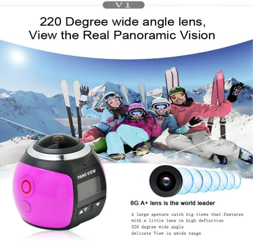 360 Panoramic Action Camera