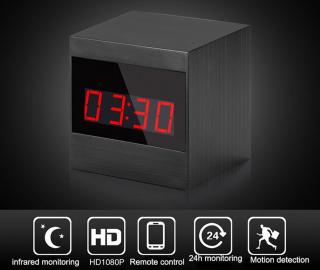 HD Night Vision Mini  Cube /Square Clock Camera