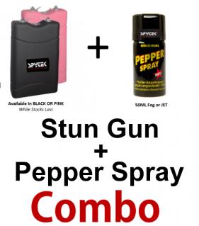 Stun Gun & Pepper Spray (Self-Defence Combo)