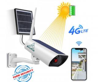 4G Solar Powered Outdoor IR Bullet Camera