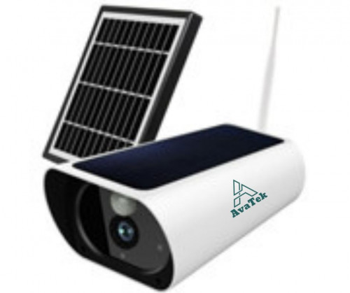 Solar Powered  Wi-fi Outdoor IR Bullet IP Camera
