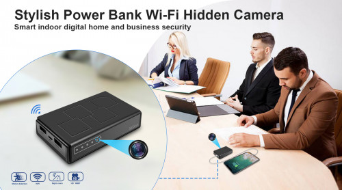 Power Bank WiFi Camera HD 1080P (with Night Vision)