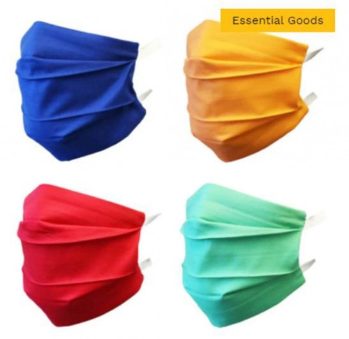 Triple Layer Cloth Face Mask ( Pack Of 4)