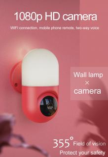 Colours Wall Lamp Wifi IP Camera