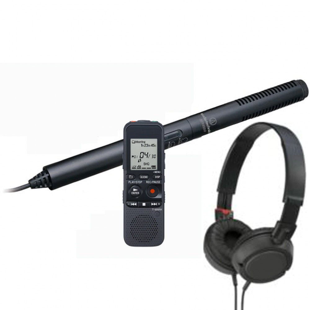 Sound Pro III Professional Shotgun Microphone & Recorder - Parabolic