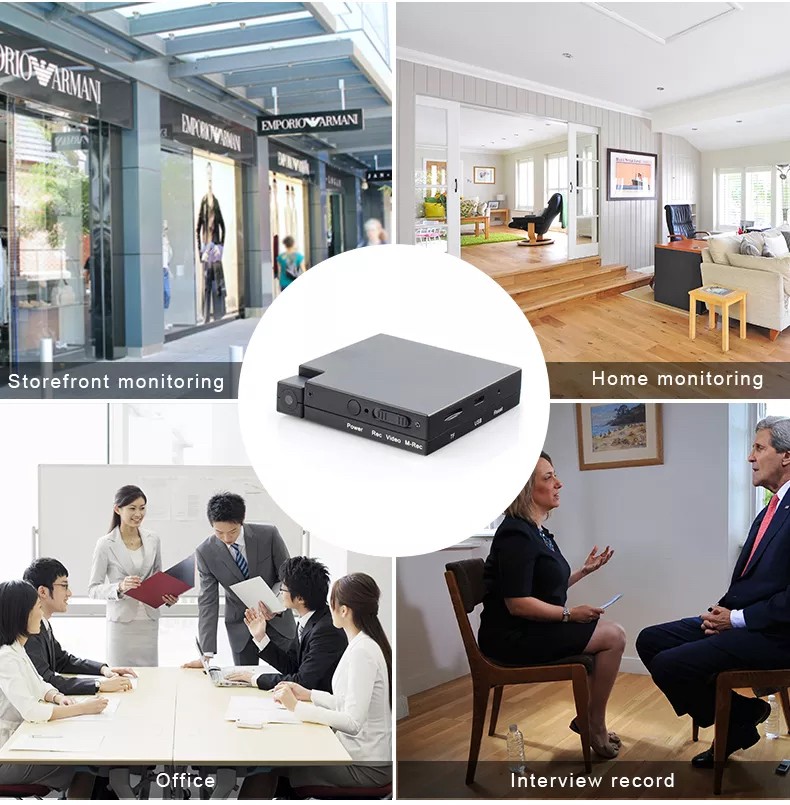 Magnetic Mini DVR Camera with Motion Detection  - 2000mAh Battery