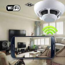 Global Eyes H.264 - 720P WIFI IP Smoke Detector Camera - UFO