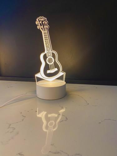 AvaGlow Acrylic Led Lamp & Night Light / Bedside Lamp