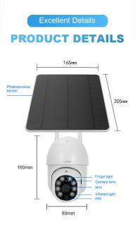 Tuya 4G Sim Card Solar Powered Camera - PIR and Continuous