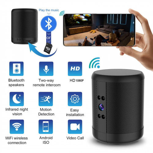 Bluetooth Speaker WIFI IP Camera II