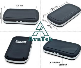 4G Palm Size GPS Tracker - Magnetic Base-4G