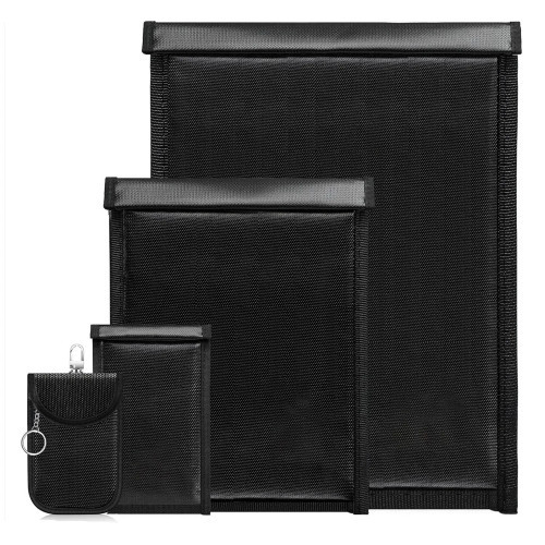 Faraday Bags for Laptop Cellphones Phones, Cards and Keys - Signal Blocking Pouch- Medium (Tablet)