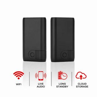 Long Standby WiFi Audio Recorder - Powerbank Black